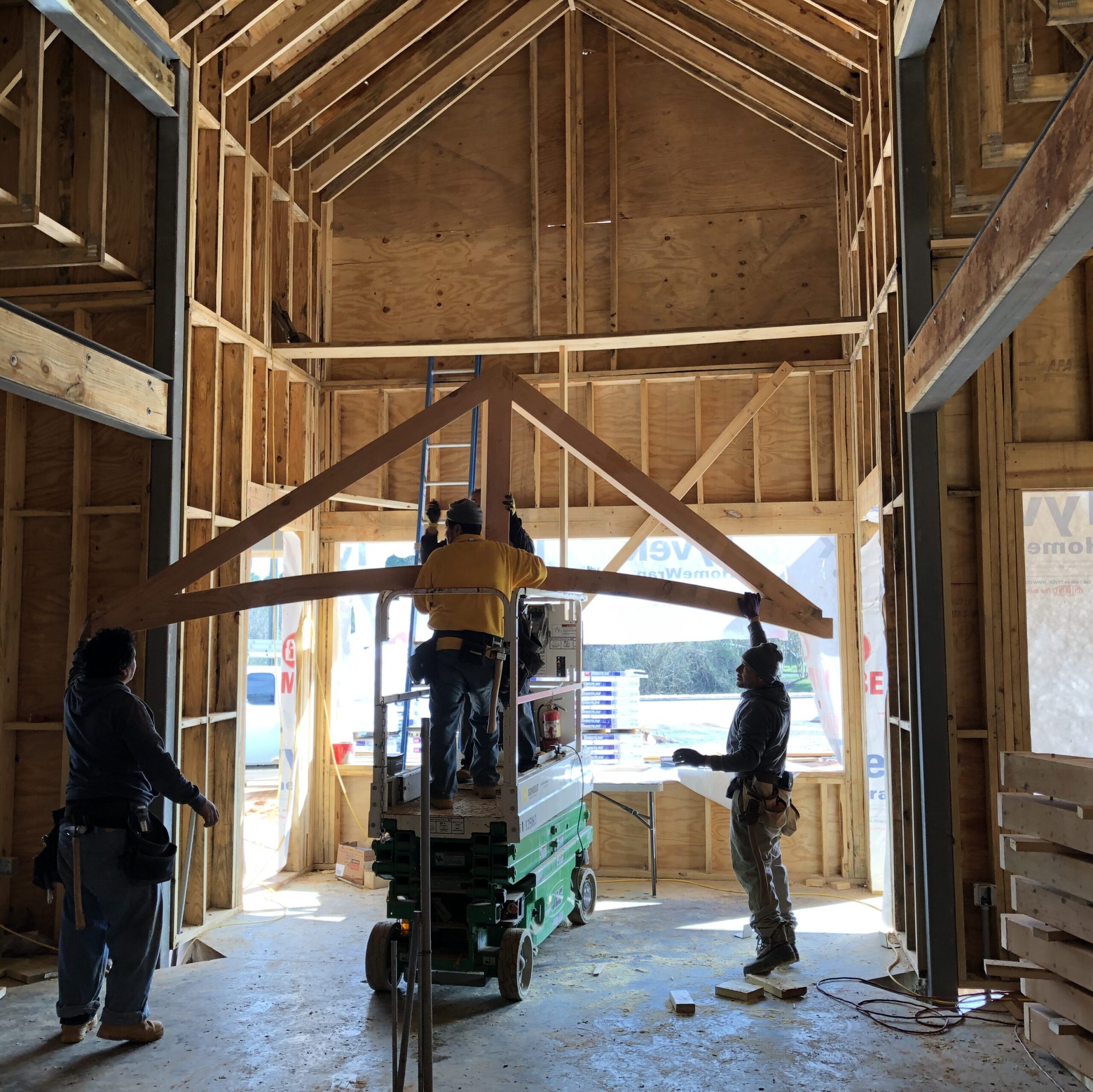 Unfinished Grace Animal Hospital Interior