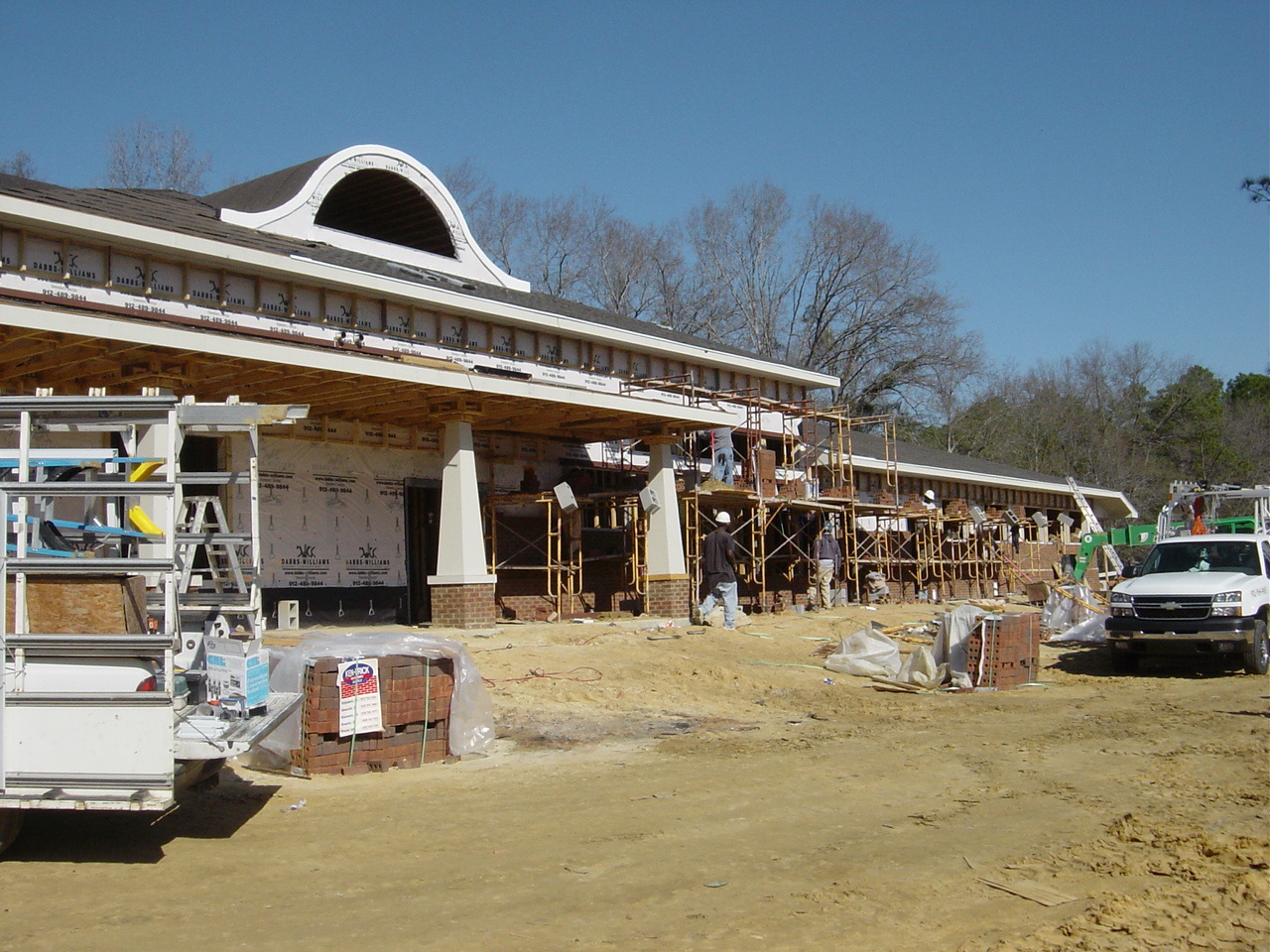 Statesboro Animal Hospital Facade Construction