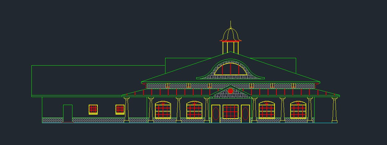 Statesboro Animal Hospital Facade Plans